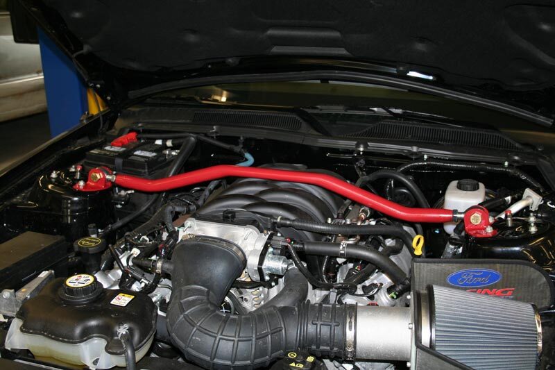 Ford Mustang Strut Tower Brace - Front - UMI Performance - Adjustable - `05-`14